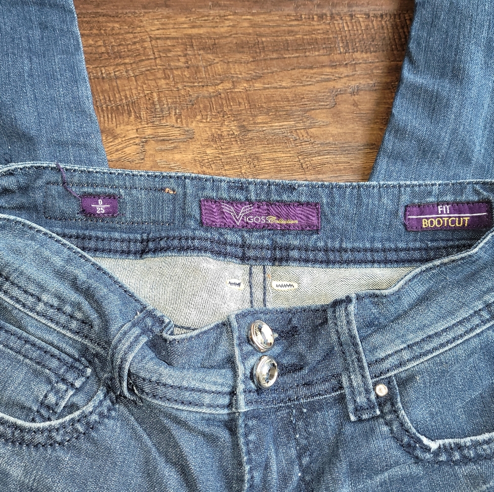 Vigoss Collection Bootcut Jeans  Size 0/25 - Picture 7 of 9